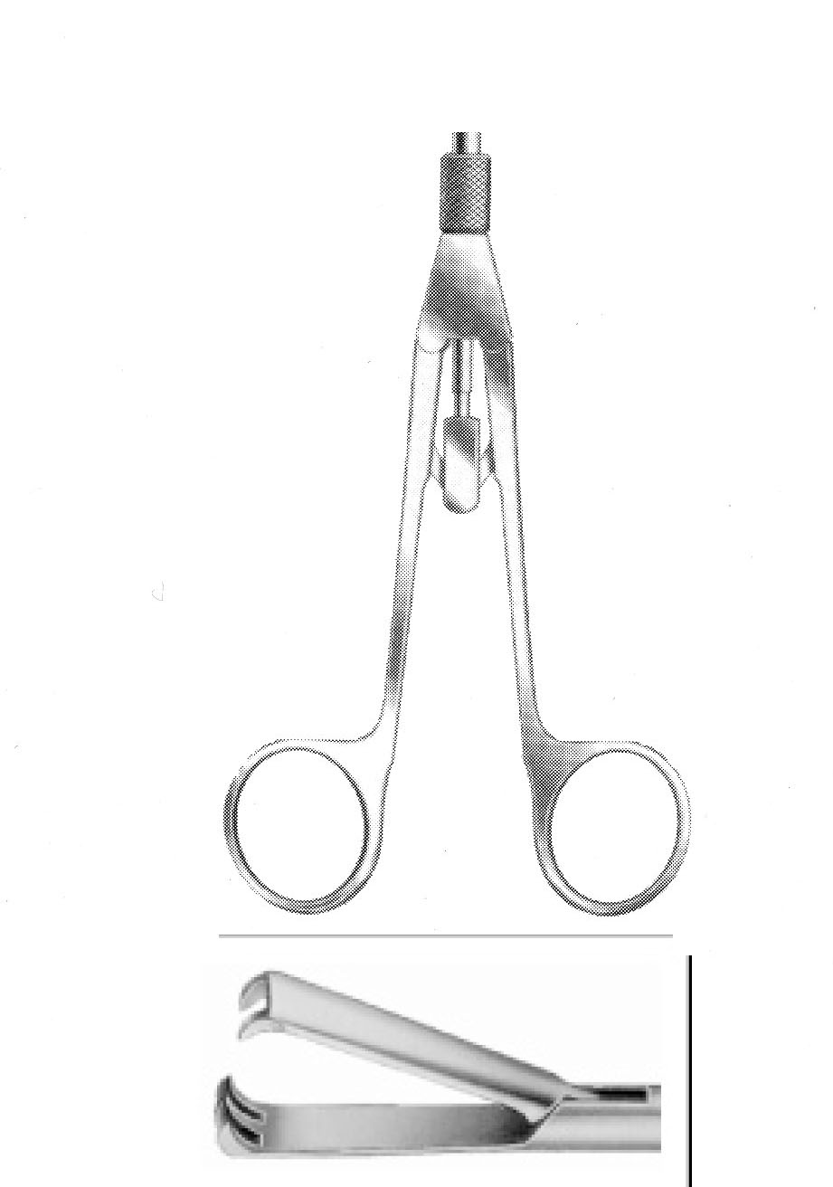 KISKAÇ AĞIZLI FORSEPS ÇAP  10 MM